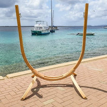 Hangstoelstaander met Lounger hangstoel Ecru