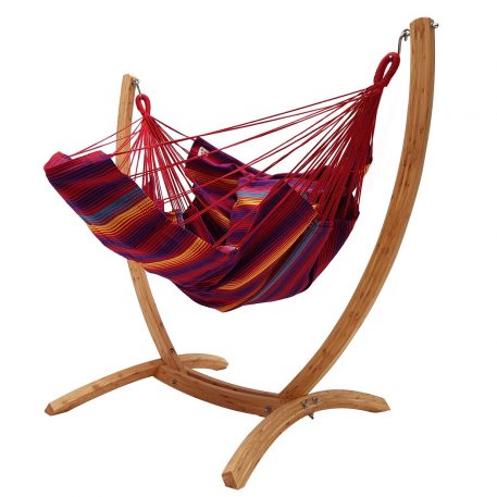 SET :  Hangstoelstaander met Lounger hangstoel Primavera