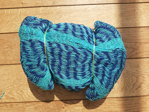 Mexico Hangmat Dubbel Bicolor blauw