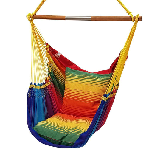 Cotton Chair Hangstoel Geel Rainbow